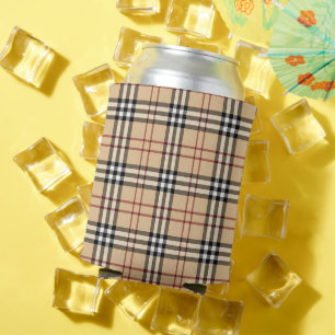 Scottish Tartan Pattern Can Cooler