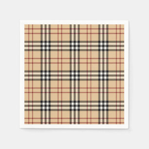 Scottish Tartan Pattern Napkins