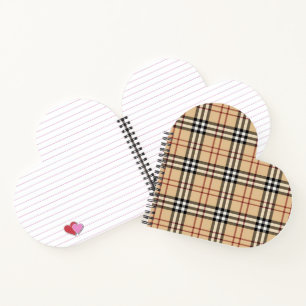 Scottish Tartan Pattern Notebook