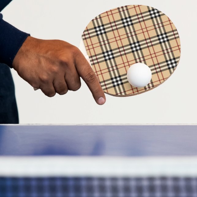 Scottish Tartan Pattern     Ping Pong Paddle (Insitu)