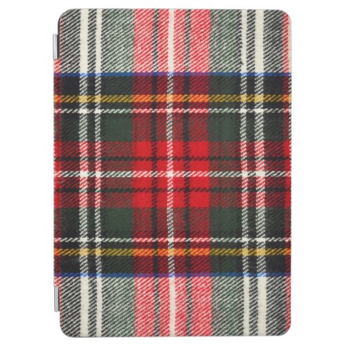 Scottish tartan pattern Red and white wool plaid  iPad Air Cover