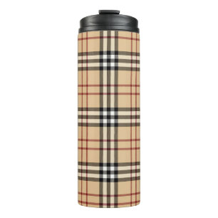 Scottish Tartan Pattern Thermal Tumbler