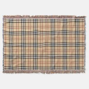Scottish Tartan Pattern Throw Blanket