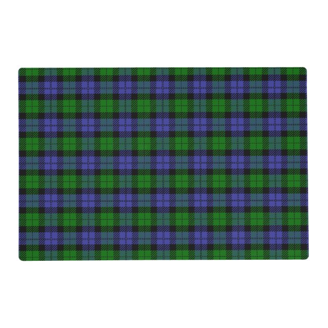 Scottish Tartan Placemat (Front)