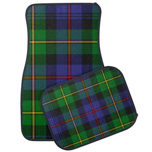 Scottish Tartan Plaid Car Floor Mat (Set)