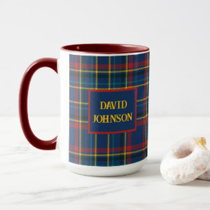 Scottish Tartan Plaid Clan Vintage Pattern Mug