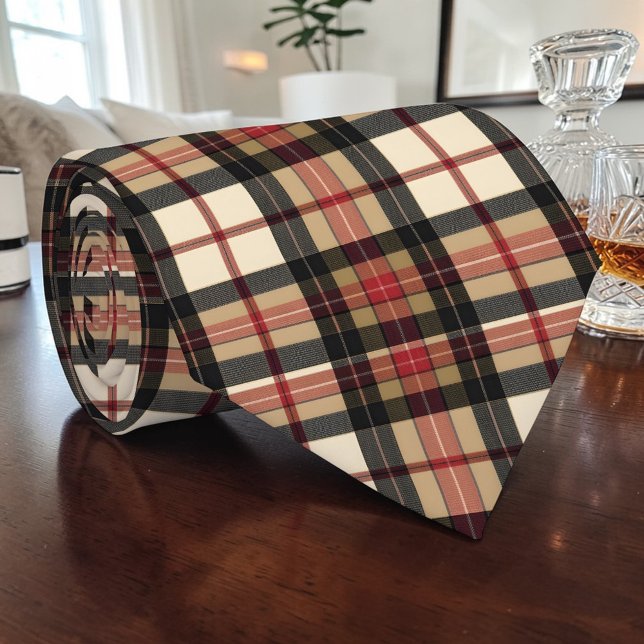 Scottish Tartan Plaid Custom Necktie (Creator Uploaded)