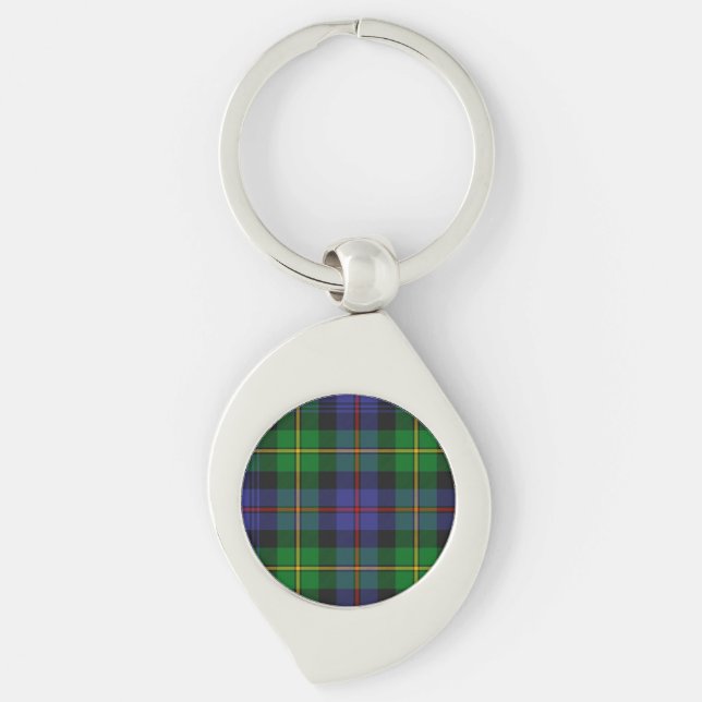 Scottish Tartan Plaid Keychain (Front)