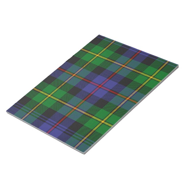 Scottish Tartan Plaid Notepad (Angled)
