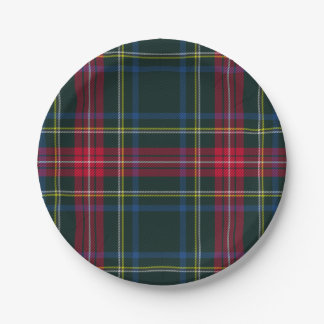 Scottish Tartan Plaid Pattern Paper Plates