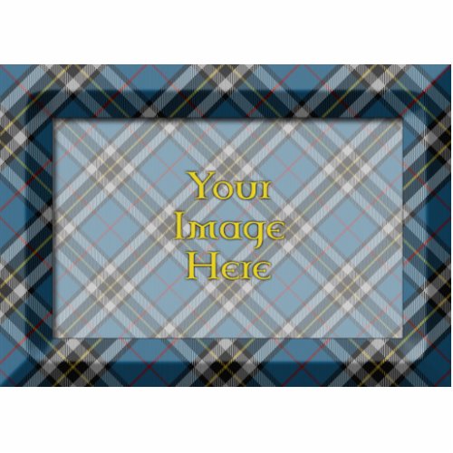 Scottish TartanPlaid Photo Frame Cutout