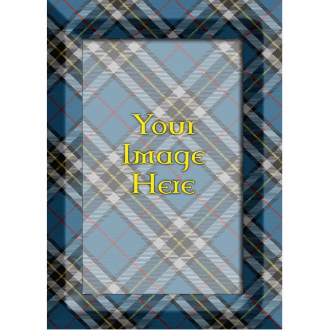 Scottish Tartan/Plaid Photo Frame Cutout (Front)
