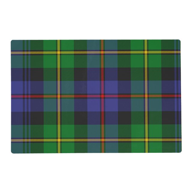 Scottish Tartan Plaid Placemat (Front)
