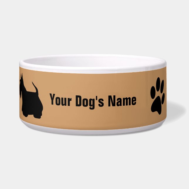 Scottish Terrier スコティッシュ・テリア Bowl (Front)