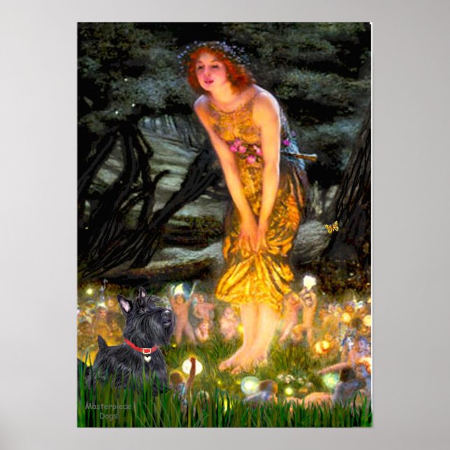 Scottish Terrier 6-Mid Eve Poster (Front)