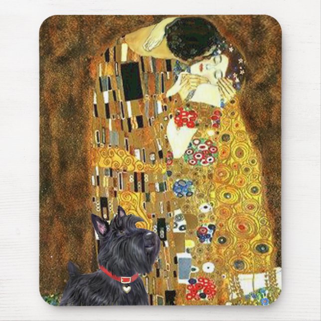 Scottish Terrier 6 - The Kiss Mouse Pad (Front)