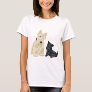 Scottish Terrier Adult and Puppy T-Shirt