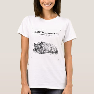 Scottish Terrier always has One Eye Open T-Shirt