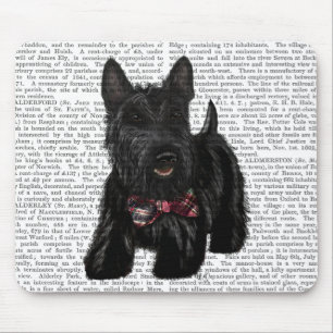 Scottish Terrier and Bow Mouse Pad