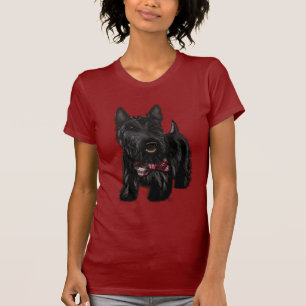 Scottish Terrier and Bow T-Shirt