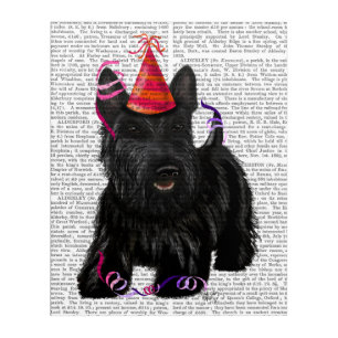 Scottish Terrier and Party Hat Acrylic Print