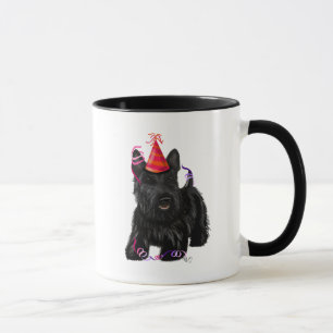 Scottish Terrier and Party Hat Mug
