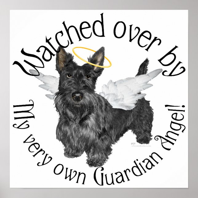 Scottish Terrier Angels Poster (Front)