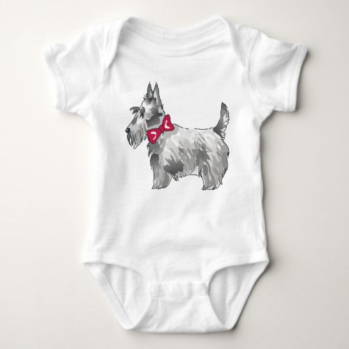 Scottish Terrier Baby Bodysuit