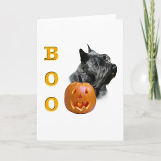 Scottish Terrier (black) Boo Card