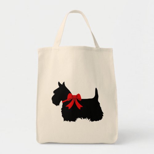 Scottish Terrier black Celtic Highland dog Tote Bag