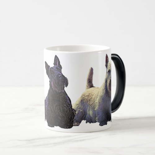 Scottish Terrier blackwheaten trio black dog Magic Mug