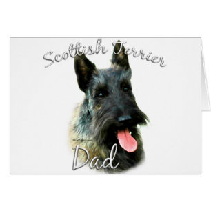 Scottish Terrier (brindle) Dad 2 Cards