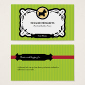 Scottish Terrier Business Card or Pet Packaging (Front & Back)