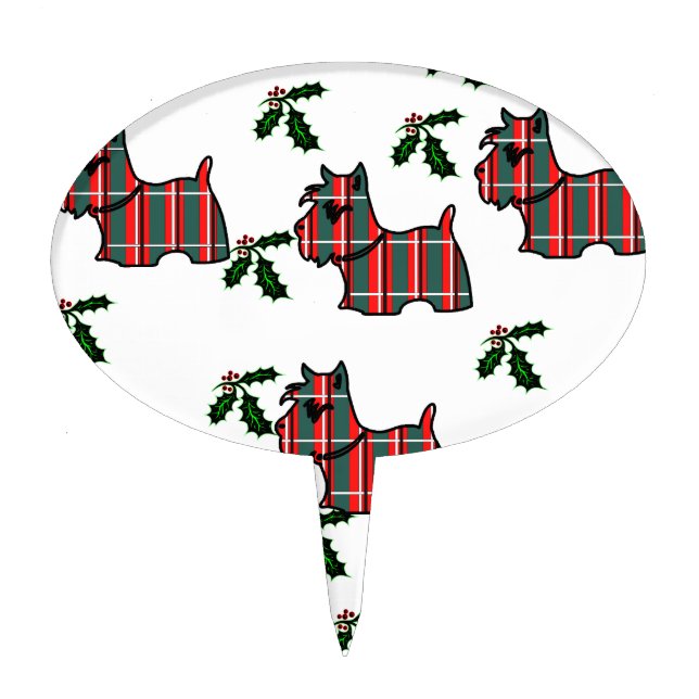 SCOTTISH TERRIER CAKE TOPPER (Front)