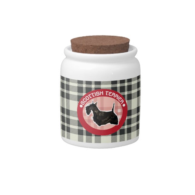 SCOTTISH TERRIER CANDY JAR (Front)