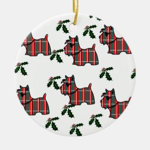 SCOTTISH TERRIER CERAMIC ORNAMENT