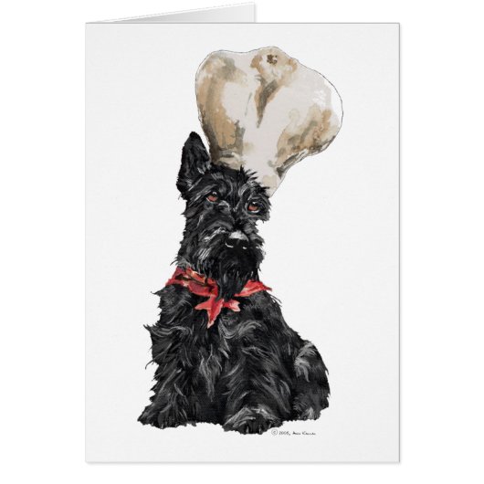 Scottish Terrier Chef Cards (Front)