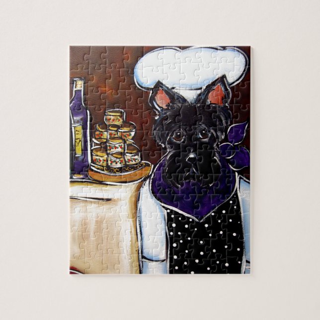 Scottish Terrier Chef Jigsaw Puzzle (Vertical)