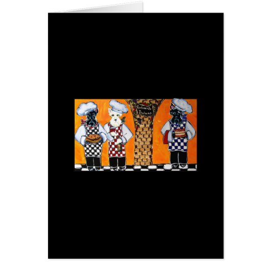 Scottish Terrier Chefs Cards (Front)