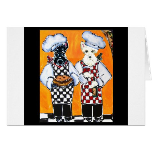 Scottish Terrier Chefs Cards (Front Horizontal)