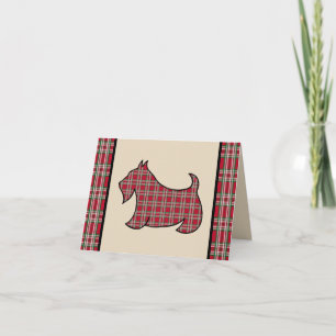 Scottish Terrier Christmas Card