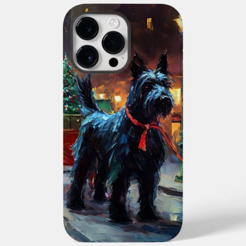 Scottish Terrier Christmas Festive Season  Case_Mate iPhone 14 Pro Max Case