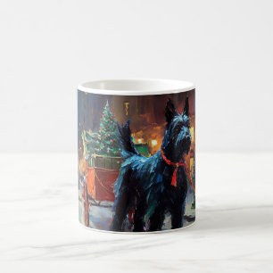Scottish Terrier Christmas Festive Season Coffee Mug