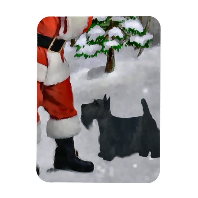 Scottish Terrier Christmas Gifts Magnet (Vertical)