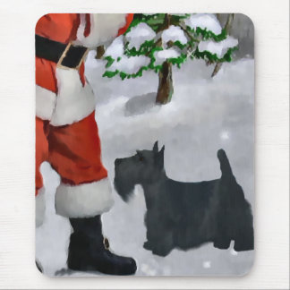 Scottish Terrier Christmas Gifts Mouse Pad