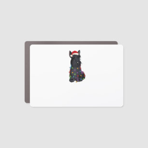 Scottish Terrier Christmas Lights Xmas Dog Lover R Car Magnet