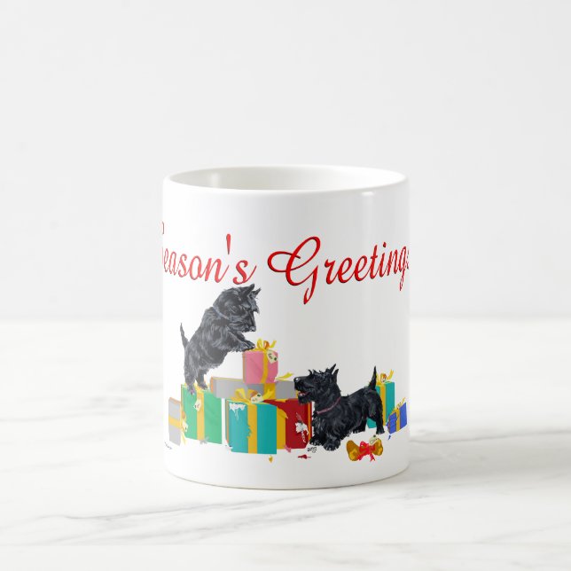 Scottish Terrier Christmas Mug (Center)