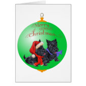 Scottish Terrier Christmas Ornament (Front)