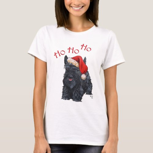 Scottish Terrier Christmas T_Shirt
