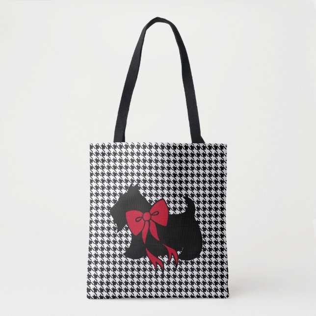 Scottish Terrier Christmas Tote Bag (Front)
